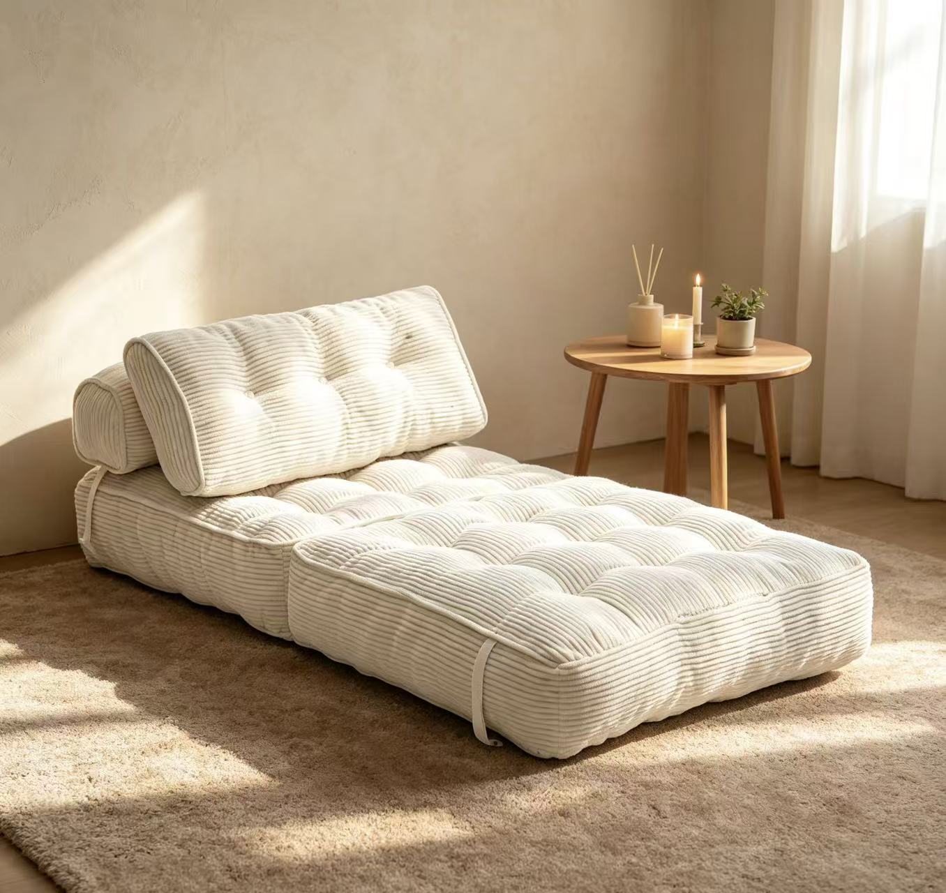 Folding Sofa Bed - Convertible Sleeper Chair with Pillow