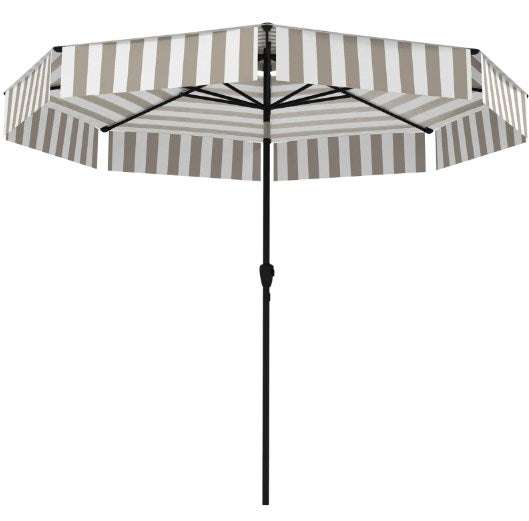 Outdoor Market Umbrella - 8.6 ft Patio Umbrella with Crank