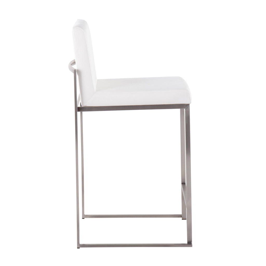 Contemporary High Back Counter Stool