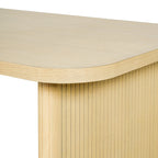 Natural Oak Veneer Dining Table