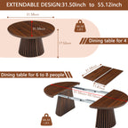 Flexible Round Wooden Coffee Table