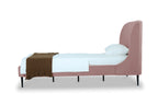 Heather Upholstered Velvet Twin Bed