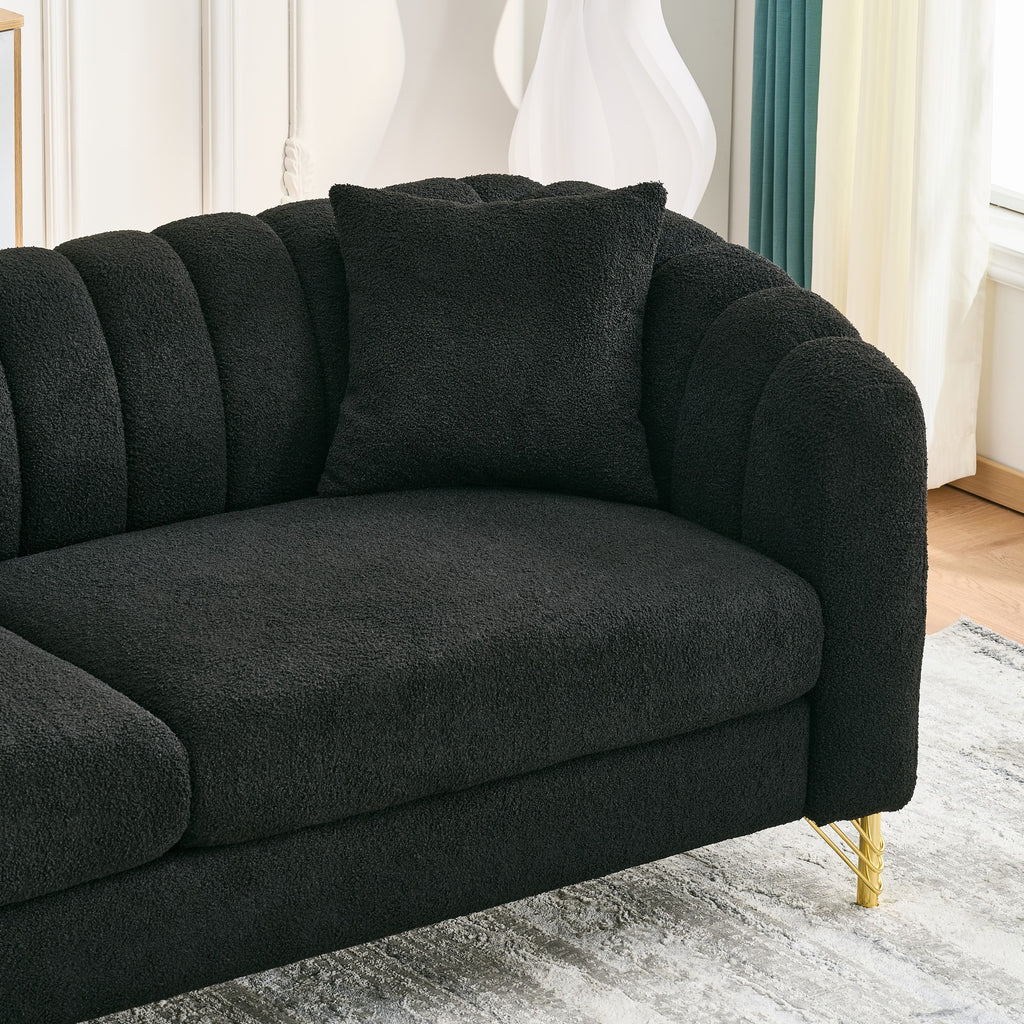 85" Oversized Chenille Sofa
