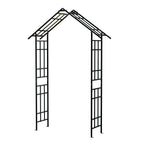 Metal Garden Arch with Adjustable Width
