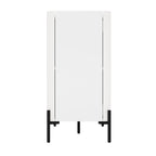Modern Abbey 66.9" Sideboard with Adjustable Shelves and Metal Legs