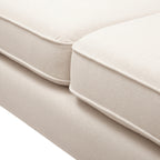 Jack 84" Modern Tuxedo Tufted Sofa, Sky Neutral
