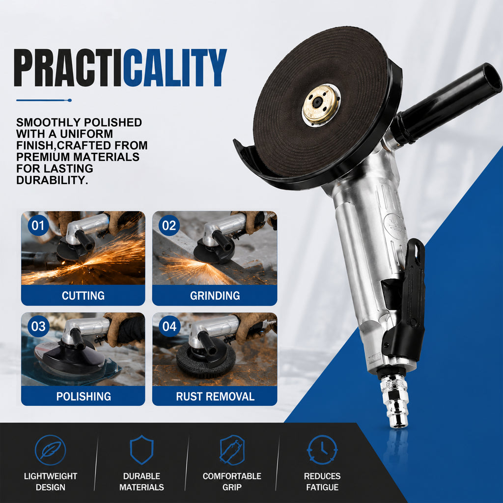 5 Inch Air Angle Grinder Pneumatic Grinder