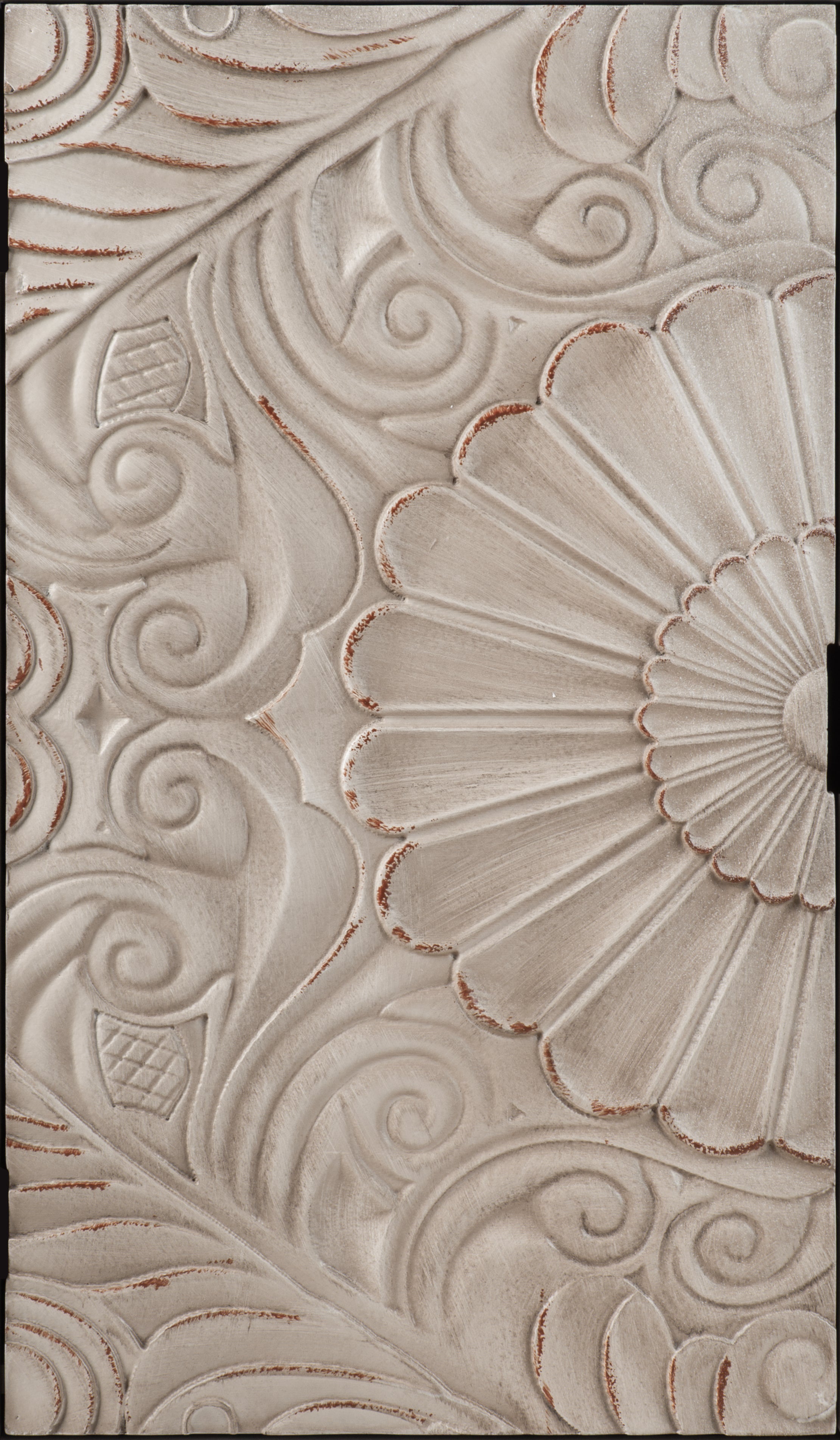 Hand-Carved Accent Cabinet