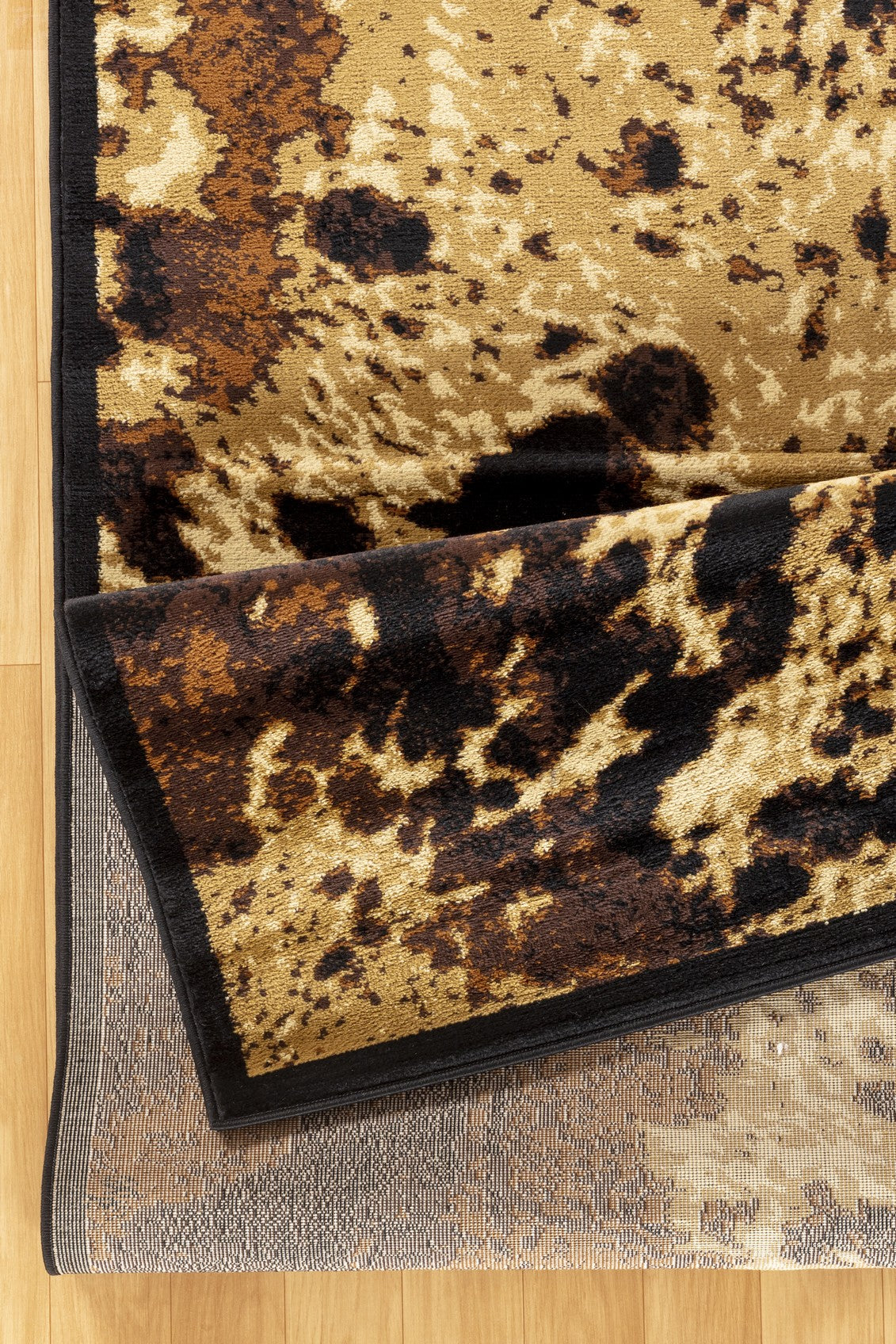 Tribes GC_YLS4008 Cowhide Design Accent Rug
