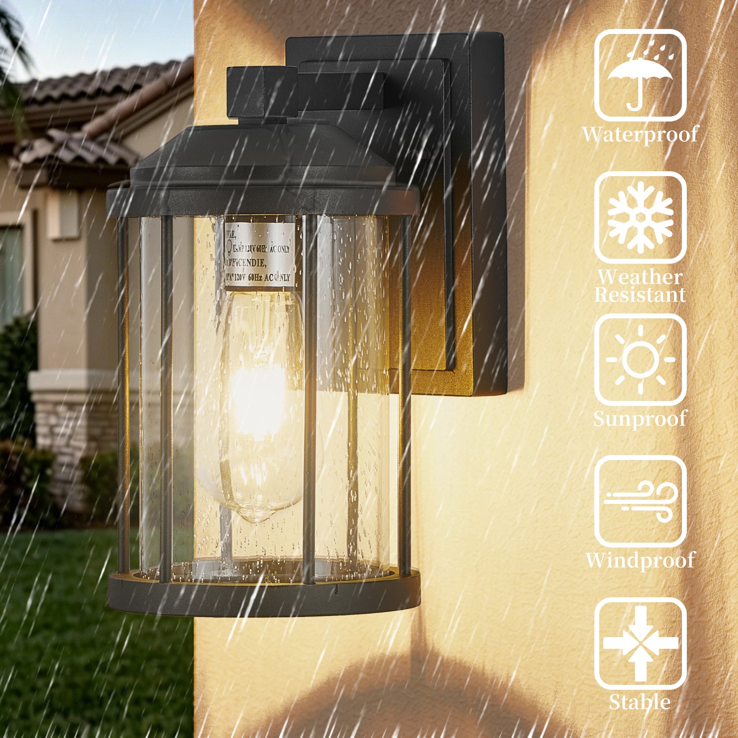 Outdoor Wall Sconces 2 Pack