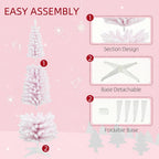 Snow Flocked Artificial Christmas Tree