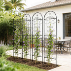 4 Pack Metal Garden Trellis