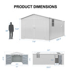 Outdoor Storage Shed 20x10 FT