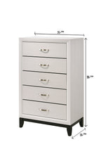 Contemporary 5-Drawer Tall Chest