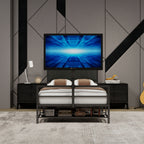 Twin Size Gaming Bed With a Rotating TV Mount