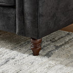 Chesterfield Tech Fabric 3+3 Seater Sofa Set