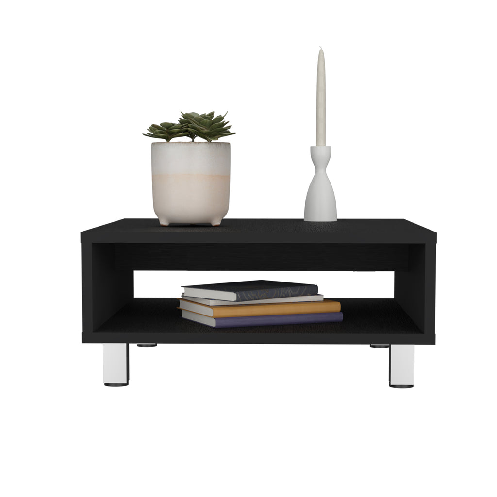 Coffee Table with 1 Shelf and 4 Legs