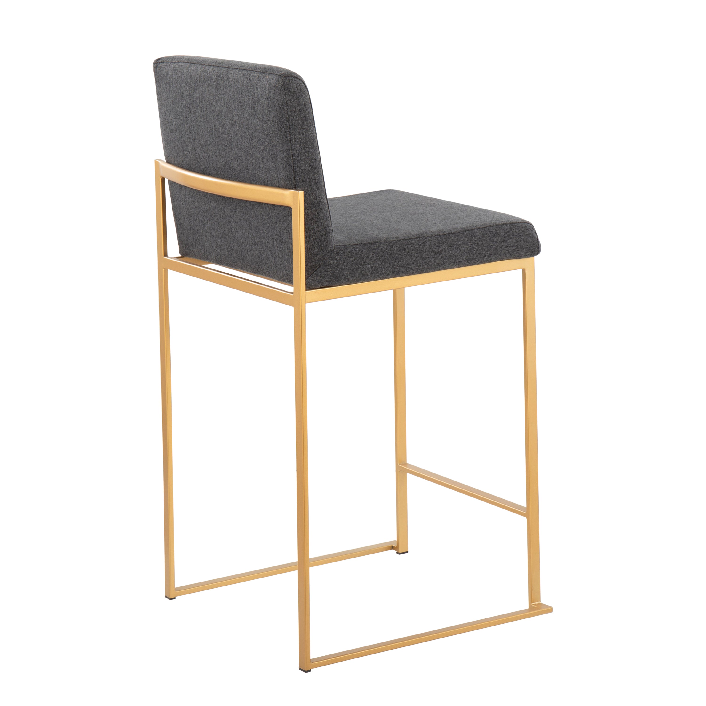 Contemporary High Back Counter Stool