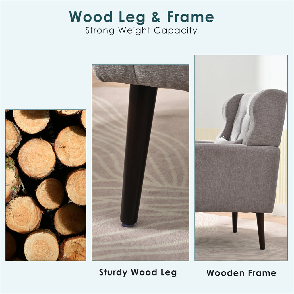 Modern Chenille Accent Chair