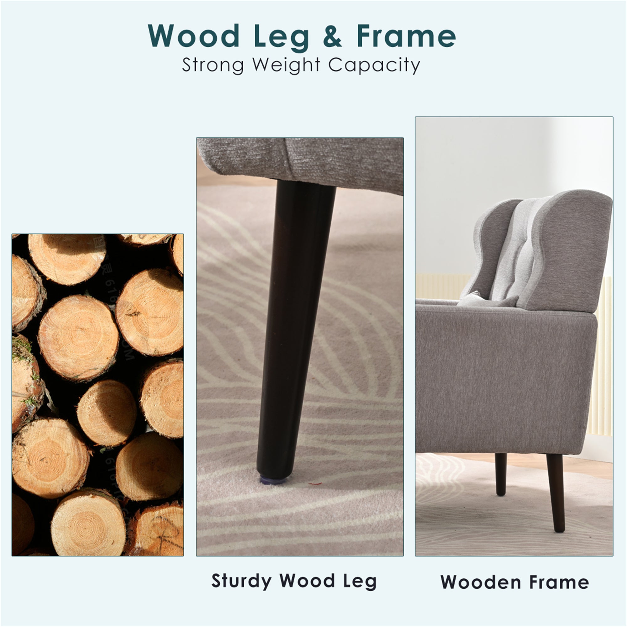 Modern Chenille Accent Chair