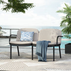 Luna Outdoor Patio PP Loveseat