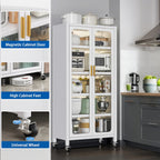 65" Kitchen Pantry Storage Cabinet