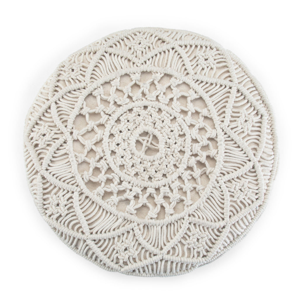 Coates 18 Inch Wide Round Pouf