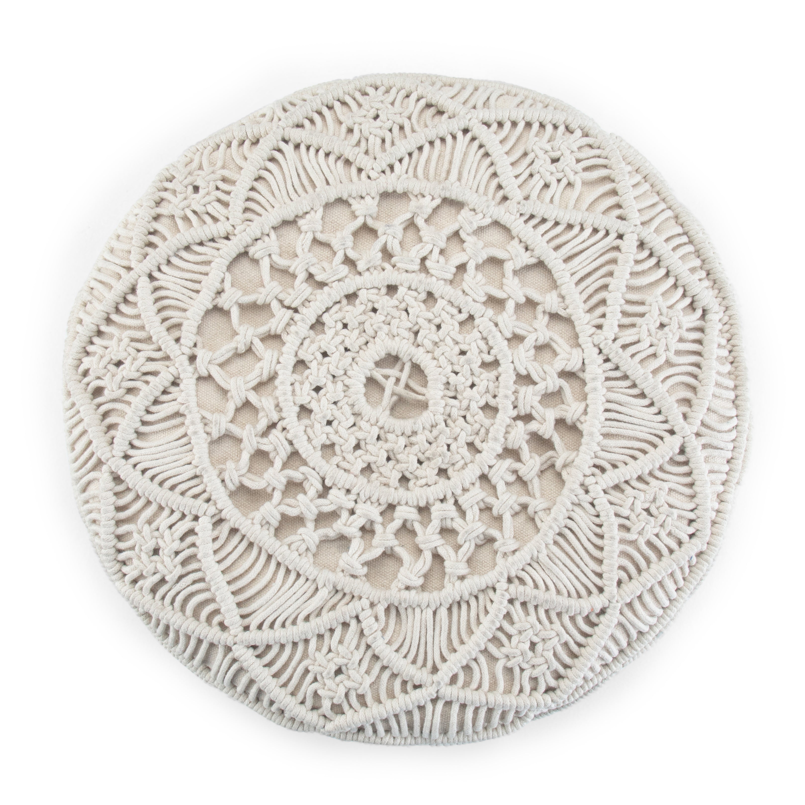 Coates 18 Inch Wide Round Pouf