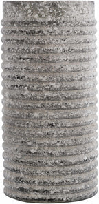 Polopina Gray Textured Cylindrical Decor - Clearance