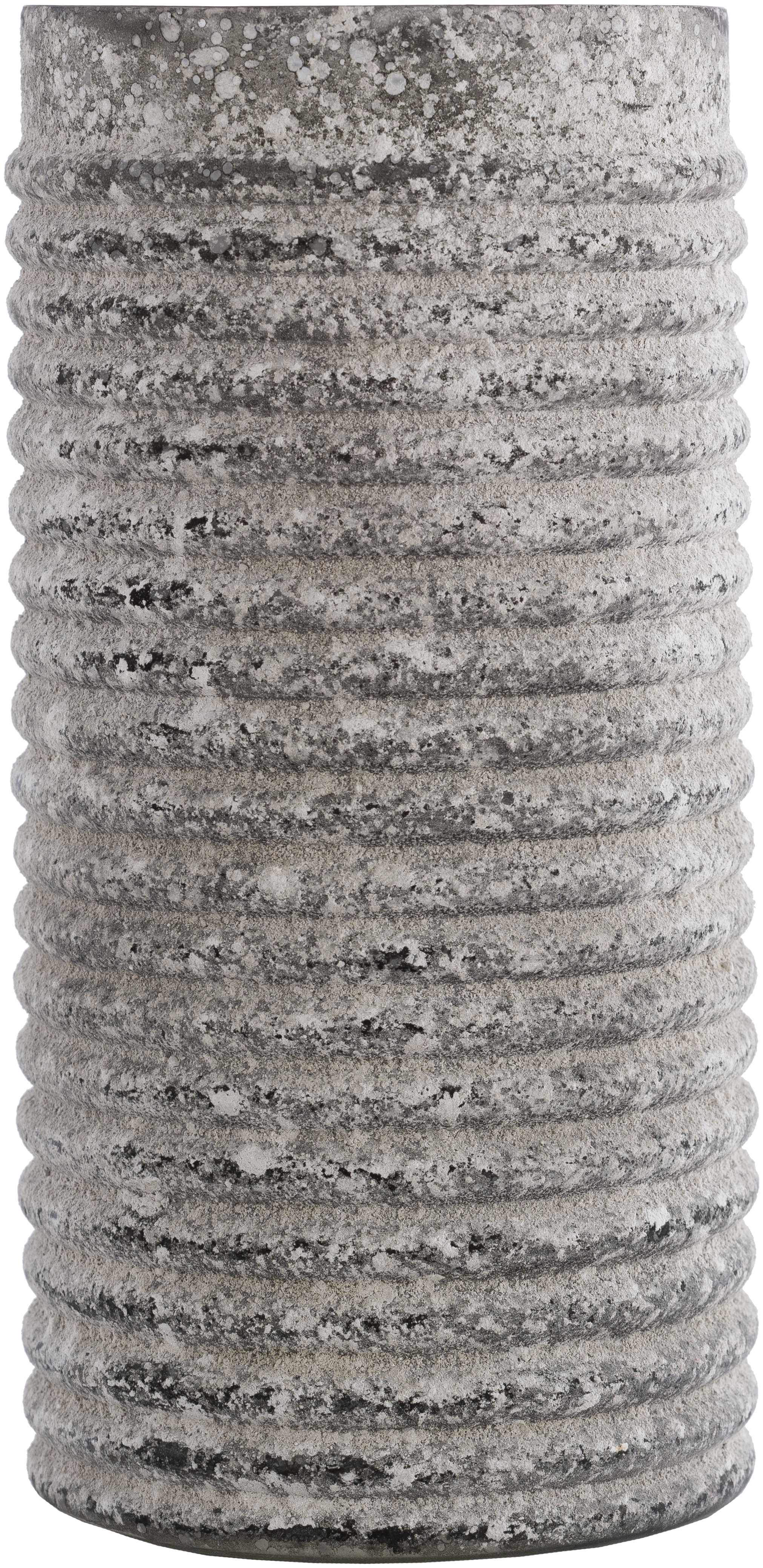 Polopina Gray Textured Cylindrical Decor - Clearance