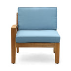 Grenada 5 Seater Acacia Wood Sectional Sofa Set