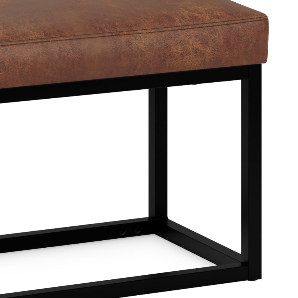 Reynolds Small Bench - Distressed Saddle
