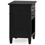 Carlton 24 Inch Wide Solid Wood Bedside Table