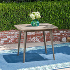 Outdoor Square Acacia Wood Table with Straight Legs
