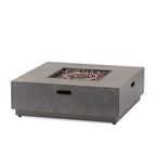 Square Iron Fire Pit - 50,000 BTU