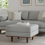 Morrison Ottoman in Mist