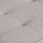 Cosmopolitan Storage Ottoman Bench with Open Bottom - Cloud