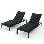 Navan Chaise Lounge - Dark Gray
