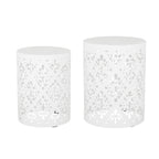 Metal Set of 2 End Tables