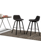 Randolph Bentwood Counter/Bar Height Stool (Set of 2)