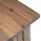 Monroe - Narrow Side Table - Rustic