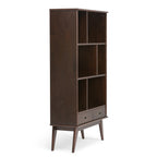 Draper Mid Century Wide Bookcase and Storage Unit