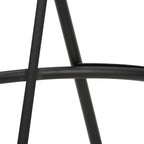 Simeon - 26" Metal Counter Height Stool with Wood Seat (Set of 2) - Cocoa