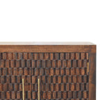 Solid Wood Vesta Textured Sideboard