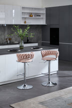 Set of 2 Bar Stools, with Strong Foam Seats