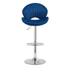 Bar Stools Set of 2 - Adjustable with Back and Footrest