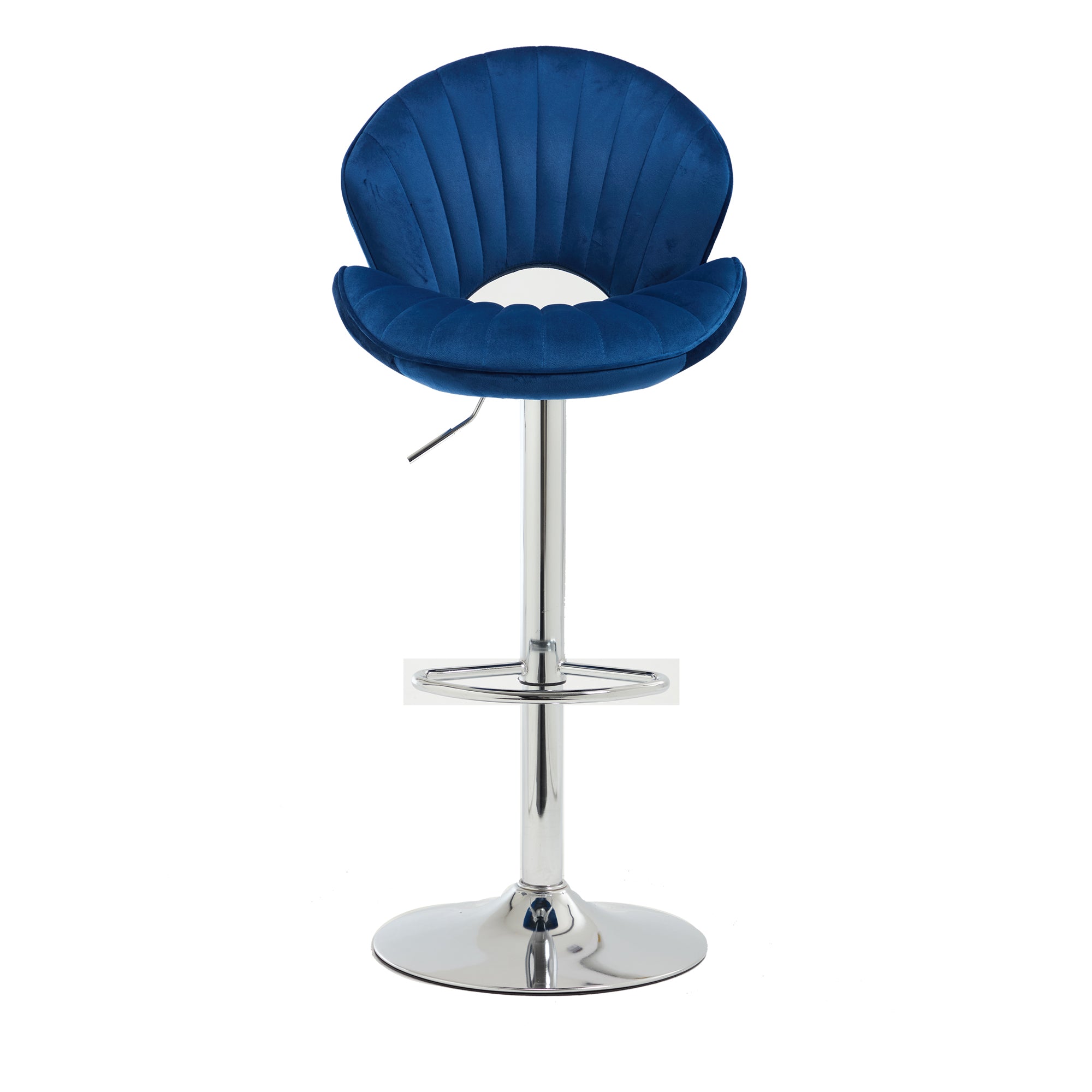 Bar Stools Set of 2 - Adjustable with Back and Footrest