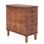 11.81" Solid Wood Narrow End Table
