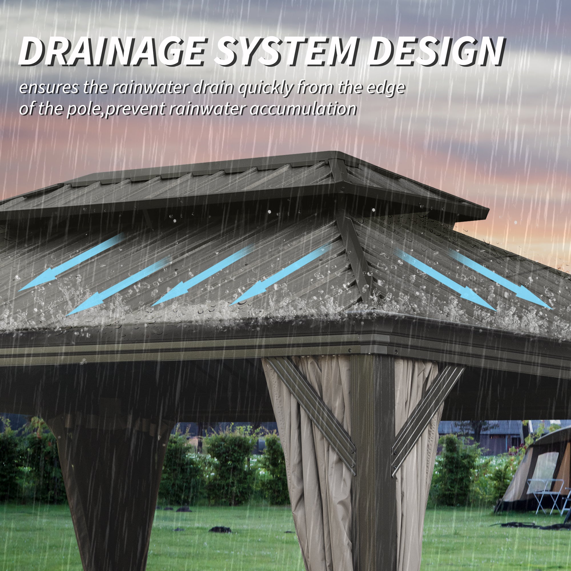 10' X 14' Hardtop Gazebo – Premium Outdoor Shelter