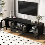 Vibe Haus 68.9'' Retro TV Stand for TVs up to 75 Inches